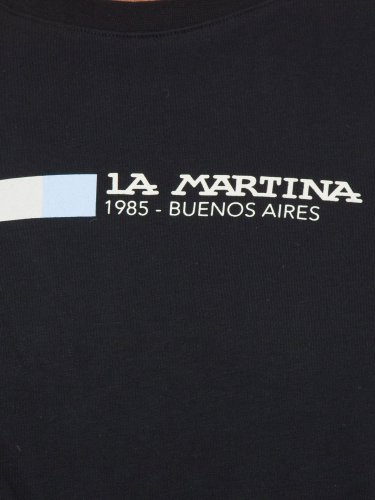 Мужская футболка LA MARTINA MAN S/S T-SHIRT JERSEY NERO