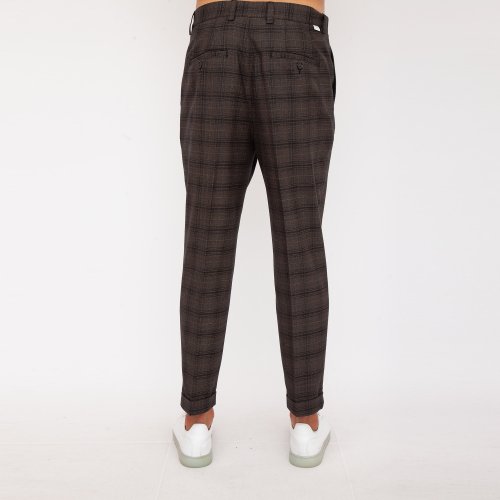 Мужские повседневные брюки PAOLO PECORA Pantalone Tessuto MARRONE