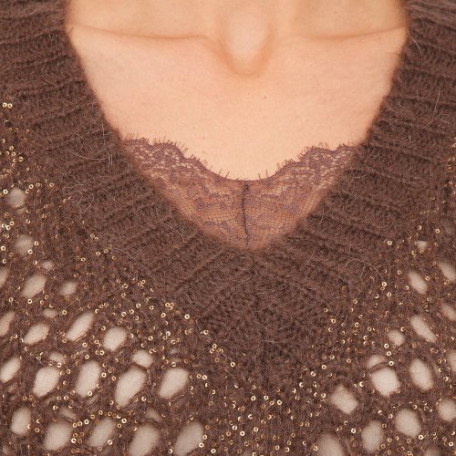 Жіночий светр BLUGIRL SWEATER MARRONE