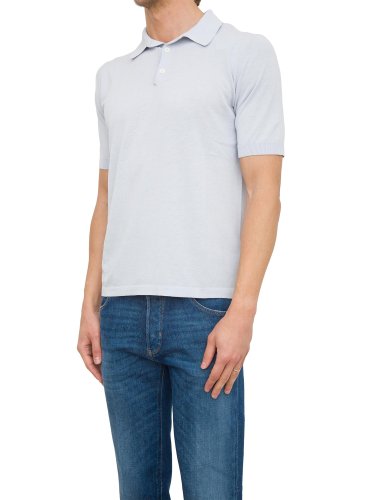 Чоловіче поло ELEVENTY  SHORT SLEEVES POLO AZZURRO