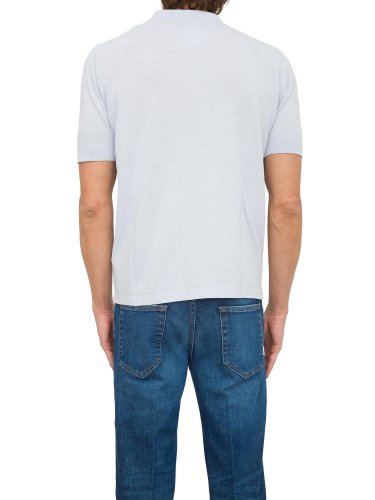 Чоловіче поло ELEVENTY  SHORT SLEEVES POLO AZZURRO