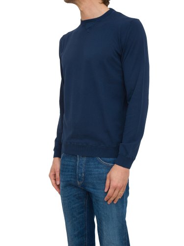 Мужской свитер ELEVENTY LONG SLEEVES ROUND NECK SWEATER BLU