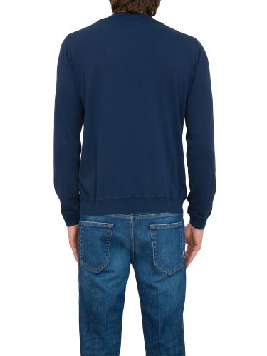 Мужской свитер ELEVENTY LONG SLEEVES ROUND NECK SWEATER BLU