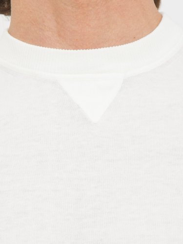 Мужская футболка ELEVENTY SHORT SLEEVES ROUND NECK SWEATER BIANCO