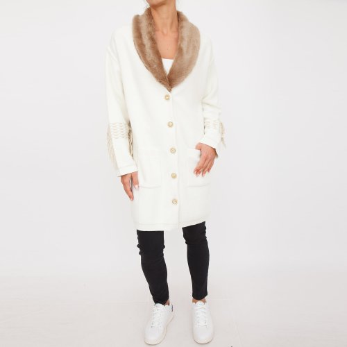 Женское пальто BLUGIRL COAT AVORIO