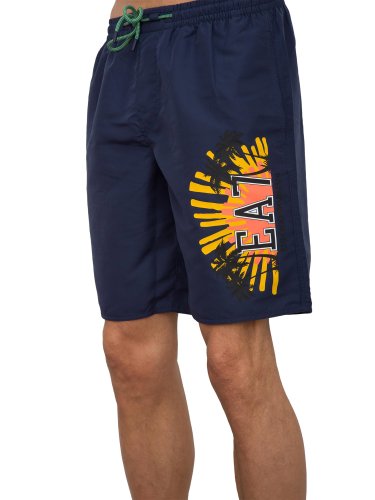 Мужские пляжные шорты EA7 EMPORIO ARMANI BOXER BEACHWEAR BLU