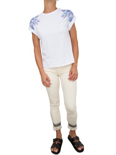 Жіноча футболка TWIN-SET  T-SHIRT BIANCO