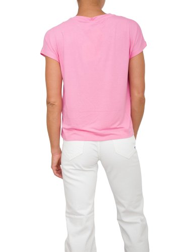 Женская футболка LIU JO ECS T-SHIRT ST P M/C ROSA
