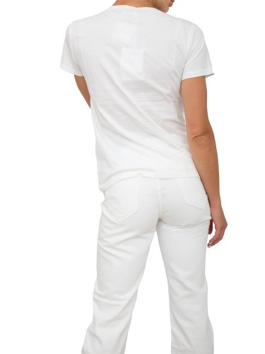 Жіноча футболка LIU JO ECS T-SHIRT ST P M/C BIANCO
