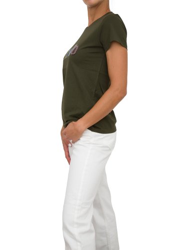 Женская футболка LIU JO ECS T-SHIRT ST P M/C VERDE