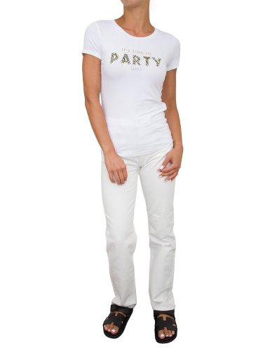 Жіноча футболка LIU JO ECS T-SHIRT BASICA M/C BIANCO