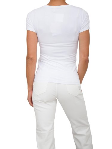 Жіноча футболка LIU JO ECS T-SHIRT BASICA M/C BIANCO