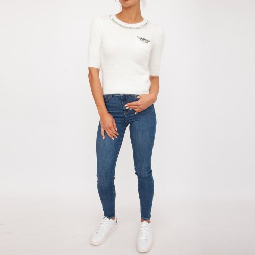 Женский свитер LIU JO SWEATER BIANCO