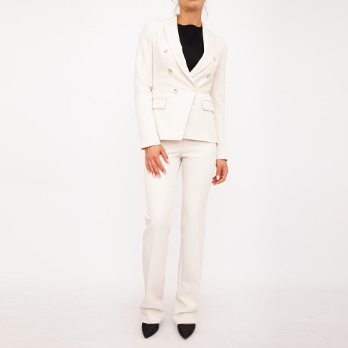 Жіночий класичний костюм  KOCCA TAILLEUR CREMA