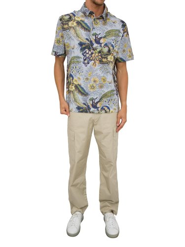 Чоловіче поло ETRO POLO SOHO BLU