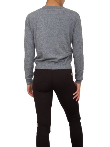 Женский свитер FRACOMINA KNITTED ROUNDNECK SWEATER GREYMEGY GRIGIO