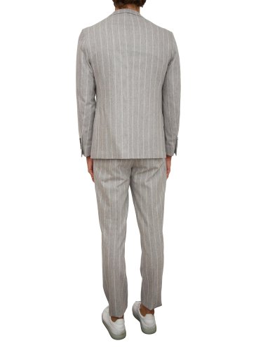 Мужской классический костюм ELEVENTY SINGLE BREASTED SUIT PENCES PANTS GRIGIO