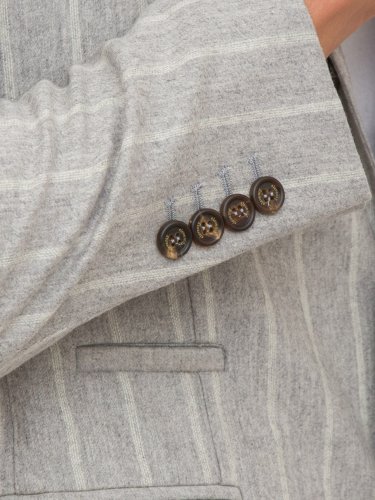 Мужской классический костюм ELEVENTY SINGLE BREASTED SUIT PENCES PANTS GRIGIO