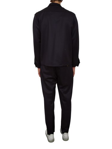 Мужской классический костюм ELEVENTY OVER SHIRT SUIT PANT PENCES BLU