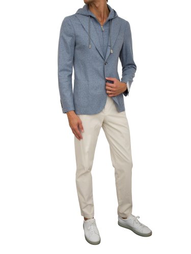 Мужской пиджак ELEVENTY SINGLE BREASTED JACKET AZZURRO