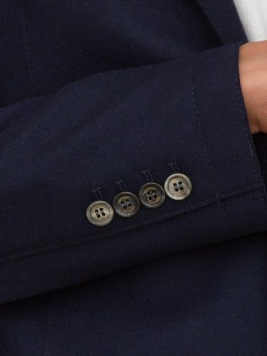 Мужской пиджак ELEVENTY SINGLE BREASTED JACKET BLU
