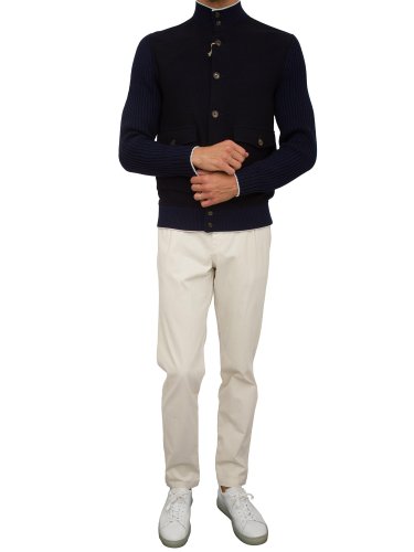 Чоловіча куртка ELEVENTY BIMATERIAL JACKET BLU