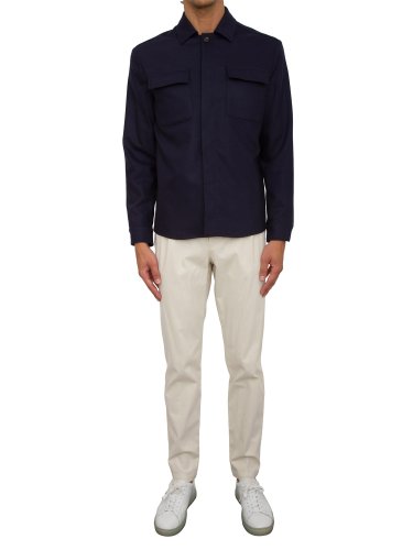 Мужская куртка ELEVENTY OVER SHIRT JACKET BLU