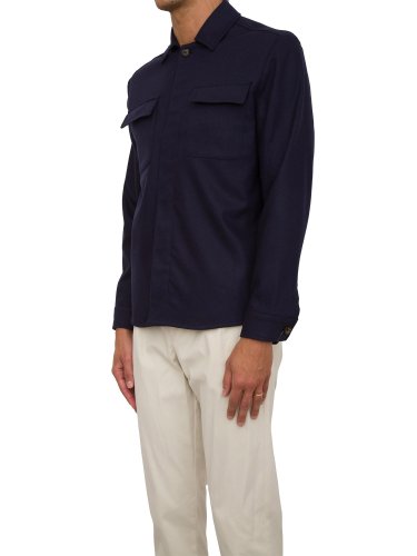 Мужская куртка ELEVENTY OVER SHIRT JACKET BLU