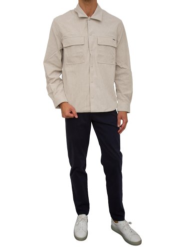 Мужская рубашка с длинным рукавом ANTONY MORATO CAMICIA MANICA LUNGA BEIGE
