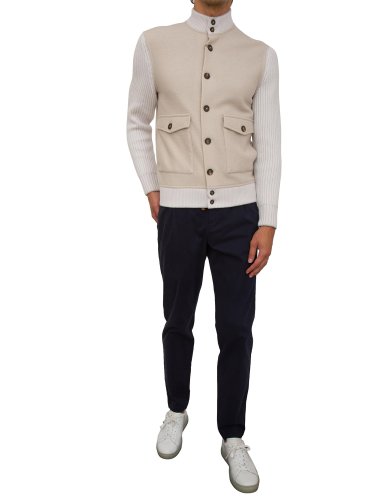 Чоловіча куртка ELEVENTY BIMATERIAL JACKET BEIGE