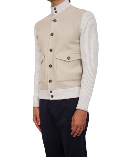Чоловіча куртка ELEVENTY BIMATERIAL JACKET BEIGE