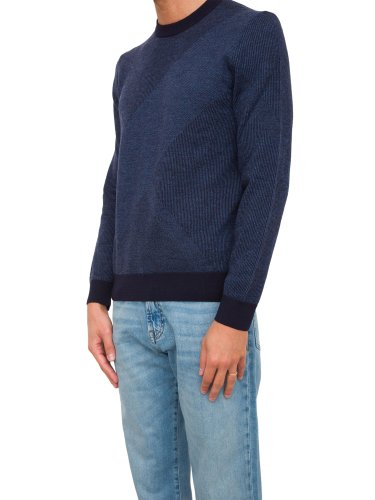 Мужской свитер BOSS Knitwear BLU