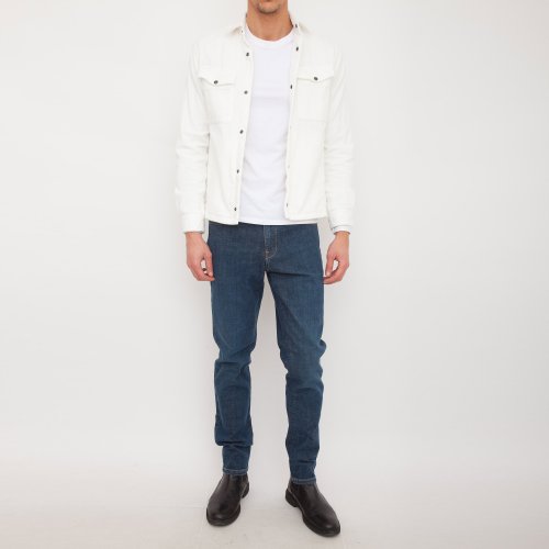 Чоловіча сорочка з довгим рукавом Z ZEGNA CAMICIA BIANCO