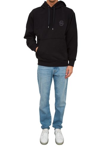 Мужская толстовка BOSS Sweatshirt NERO