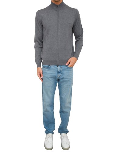 Чоловічий кардиган BOSS Knitwear GRIGIO
