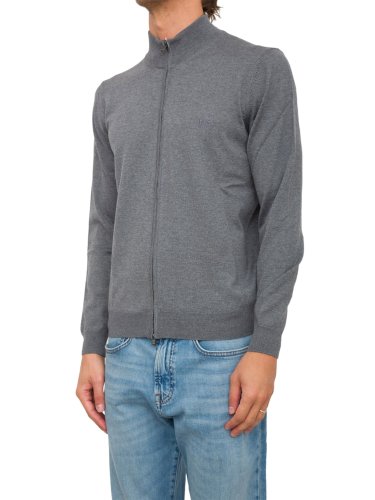 Чоловічий кардиган BOSS Knitwear GRIGIO