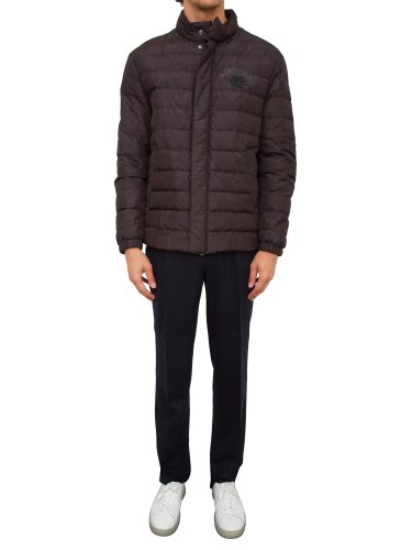 Мужская куртка ETRO DOWN JACKET TRAVEL NERO