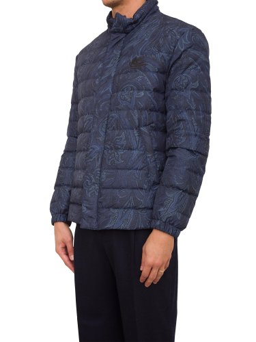 Мужская куртка ETRO DOWN JACKET TRAVEL BLU