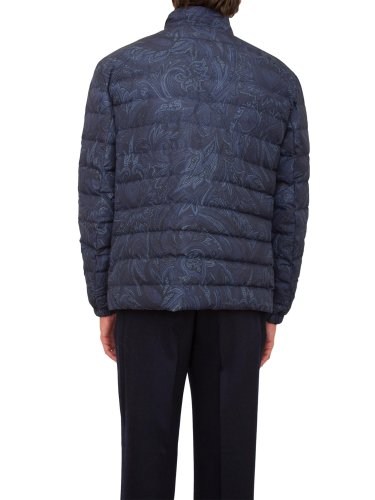 Мужская куртка ETRO DOWN JACKET TRAVEL BLU