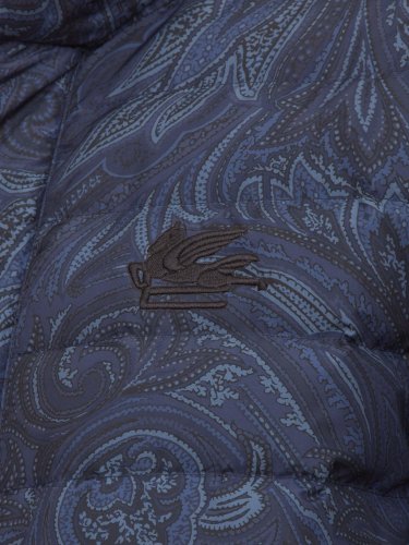 Мужская куртка ETRO DOWN JACKET TRAVEL BLU