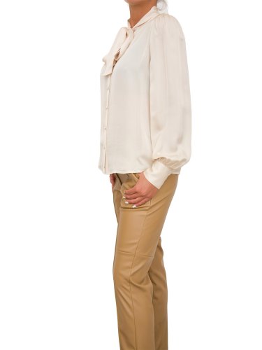 Жіноча сорочка з довгим рукавом TWIN-SET CAMICIA AVORIO