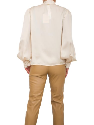 Жіноча сорочка з довгим рукавом TWIN-SET CAMICIA AVORIO