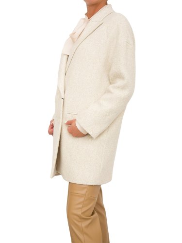 Жіноче пальто TWIN-SET CAPPOTTO BIANCO