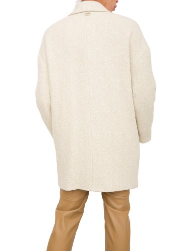 Жіноче пальто TWIN-SET CAPPOTTO BIANCO