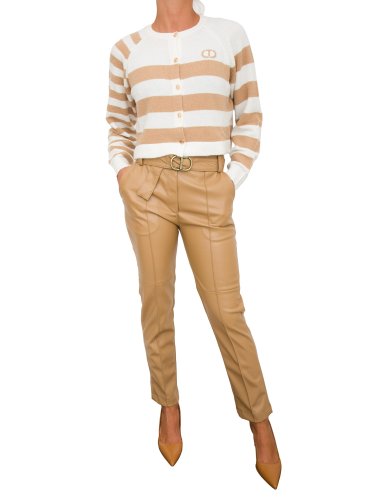 Женский кардиган TWIN-SET CARDIGAN BEIGE