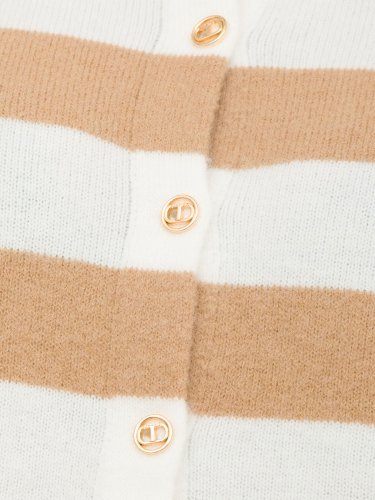 Женский кардиган TWIN-SET CARDIGAN BEIGE