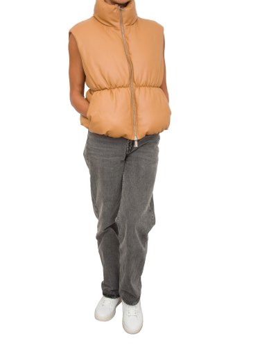 Жіночий жилет ARMANI EXCHANGE GIACCA SENZA MANICHE CAMMELLO