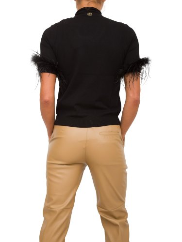 Женский свитер TWIN-SET LUPETTO NERO