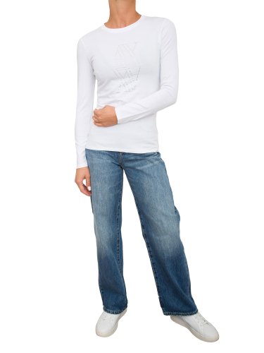 Жіноча футболка  ARMANI EXCHANGE T-SHIRT BIANCO