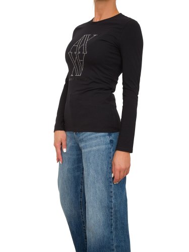 Жіноча футболка  ARMANI EXCHANGE T-SHIRT NERO